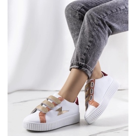 D/GMR Weiße Pitmerden-Turnschuhe