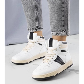 D/GMR Schwarz-weiße High-Top-Sneakers von Robin