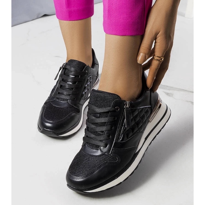 D/GMR Schwarze Turnschuhe von Goulet