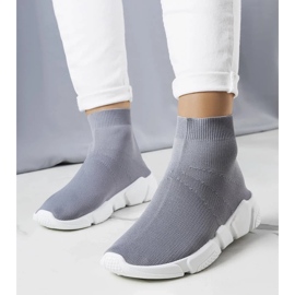 D/GMR Graue hohe Turnschuhe von William