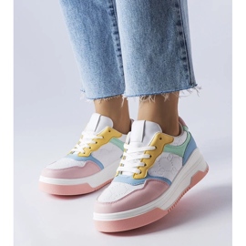 D/GMR Rosa Sneaker mit Paré-Prägung