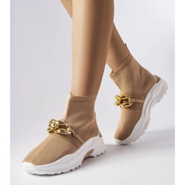 D/GMR Baptiste braune Turnschuhe mit einer Kette