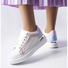 D/GMR Weiße Sneaker mit dicker Sohle von Soucy