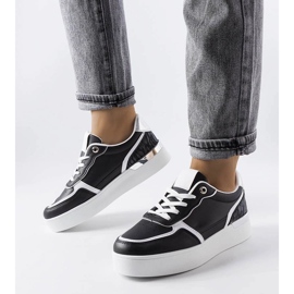 D/GMR Schwarze Plateausneaker von Tooele