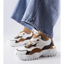 D/GMR Weiße Turnschuhe auf unregelmäßiger Sohle von Alta