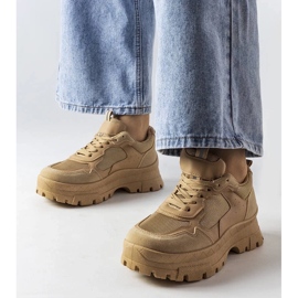 D/GMR Dunkler Beige Sportschuhe Frauen Mikeladze