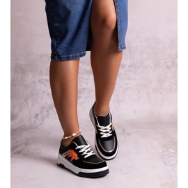 D/GMR Schwarze Sneaker aus Öko-Wildleder von Kollins