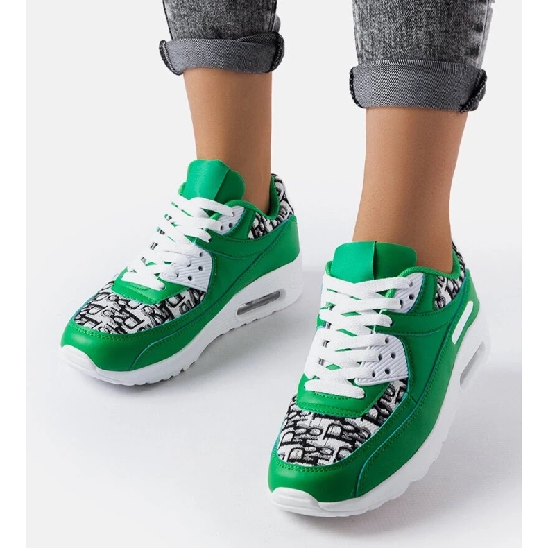 D/GMR Grüne Sport-Sneaker von Brattiro