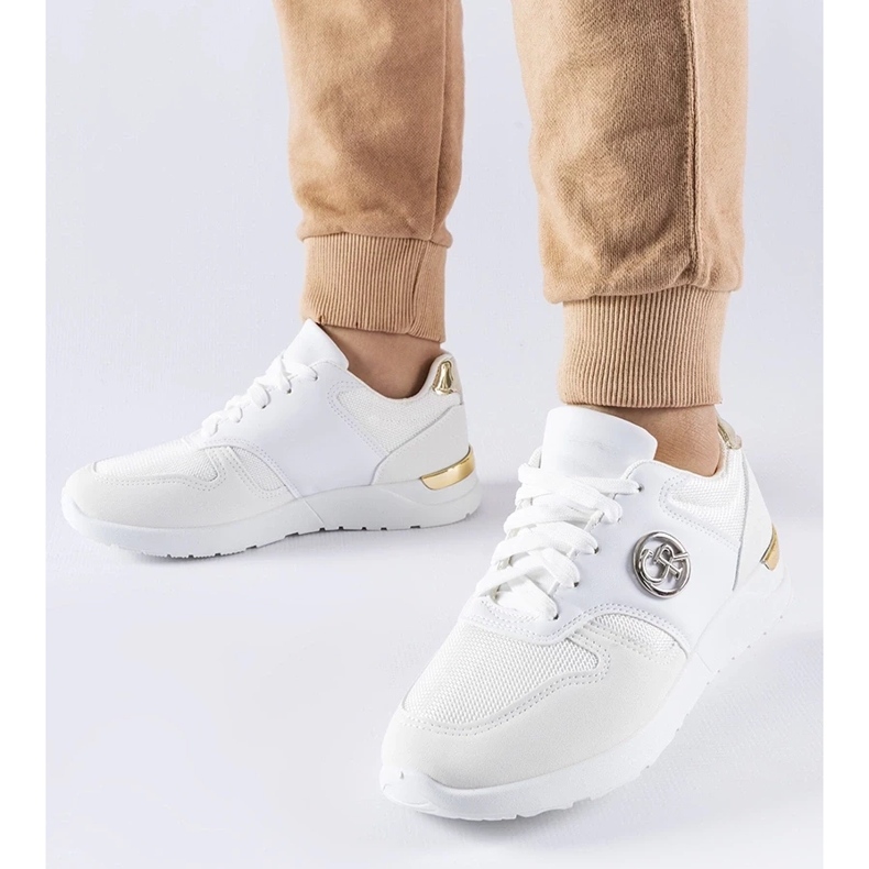 D/GMR Weiße Almenno-Sportsneaker