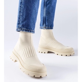 D/GMR Beigefarbene Sneakers mit flexiblem Obermaterial von Varden