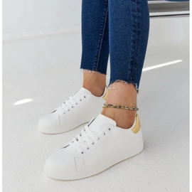 D/GMR Weiße Birikti-Plateau-Sneaker