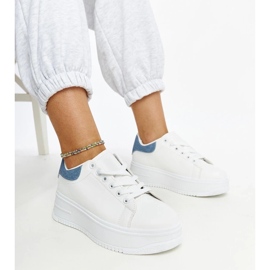 D/GMR Weiße Ottavia-Plateau-Sportschuhe