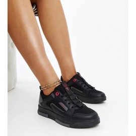 Schwarzgrau Frauen-Sneaker Cross Jeans LL2R4012C