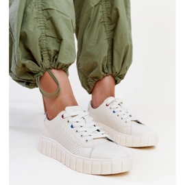 Beigefarbene Ledersneaker von Zvonka