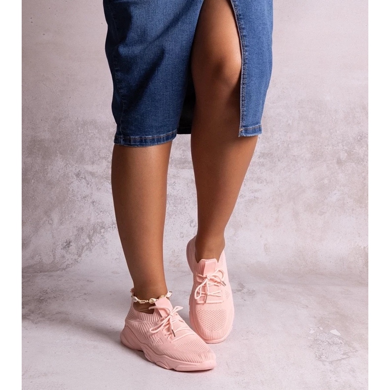 D/CEO Rosa Stoff-Sneaker von Madi