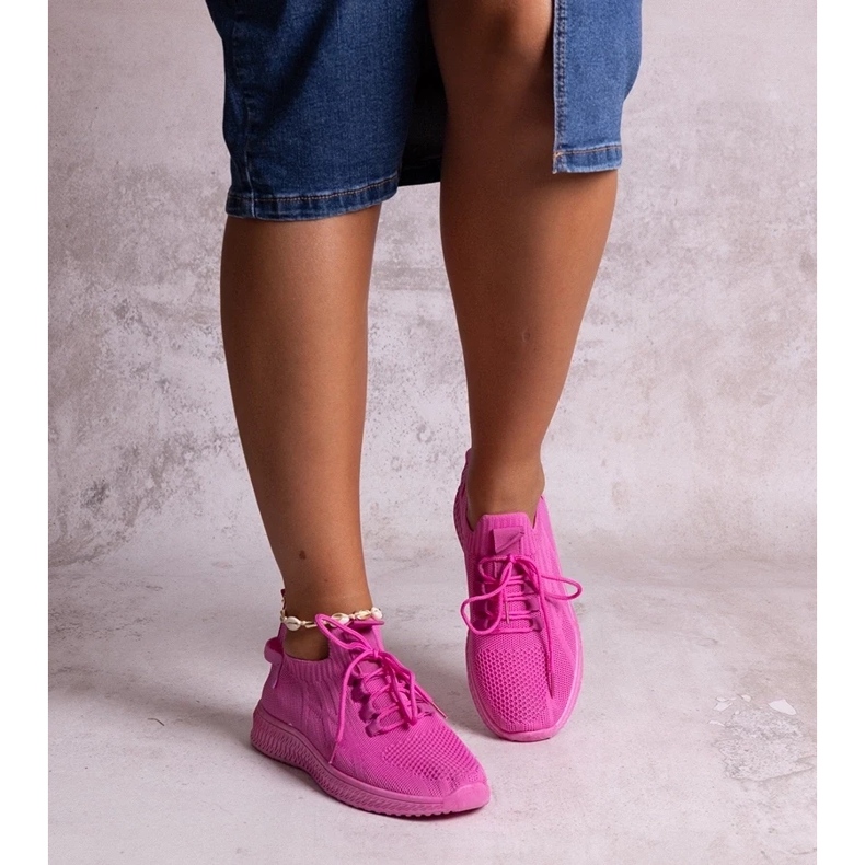 D/CEO Dunkelrosa Khitam-Sportsneaker