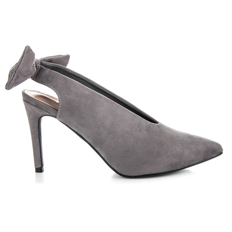 Cm Paris Wildlederpumps mit Schleife grau