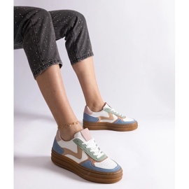 D/CEO Blaue Sneakers mit Quica-Gummisohle