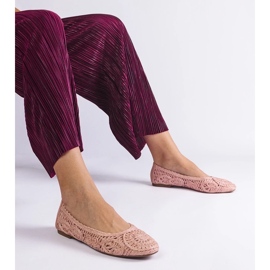 D/CEO Rosa geflochtene Ballerinas von Salinela