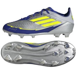 Adidas f50 Elite messi fg ih0921 silberblaue Schuhe silber-
