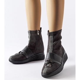 D/CEO Graue Sockenstiefeletten von Colonnata