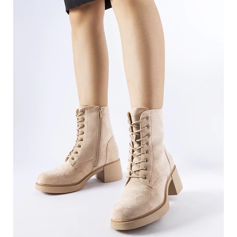 D/CEO Beige klassische Southern-Stiefeletten