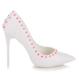 Vices New Collection Weiße High Heels