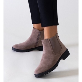 D/CEO Brown Classic Casual Stiefel mit Öko-Zamsz Salara braun