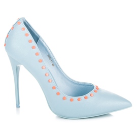 Vices New Collection Blaue High Heels