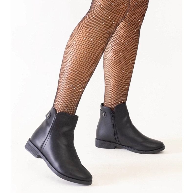 D/CEO Schwarze klassische Stiefeletten aus Pereia-Faux-Wildleder