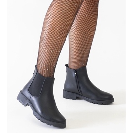 D/CEO Schwarze, klassische Freizeitstiefeletten aus Salara-Faux-Wildleder