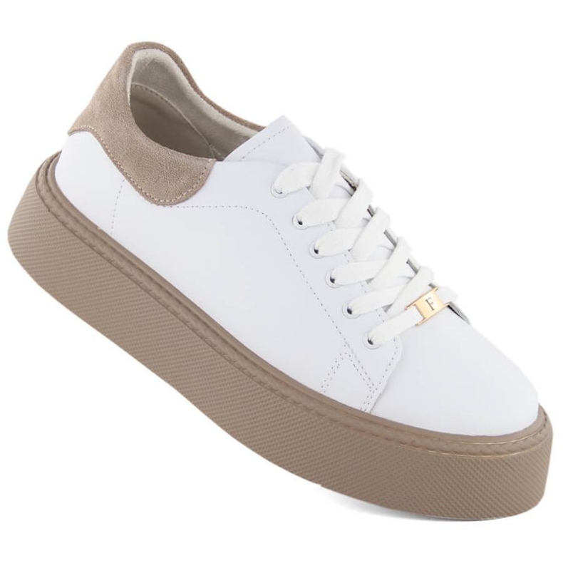Sportschuhe auf der Filippo Paw546a White Plattform weiß