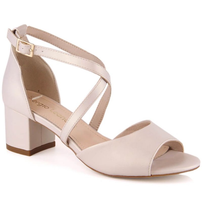 High Heels Sergio Leone SK367C Beige