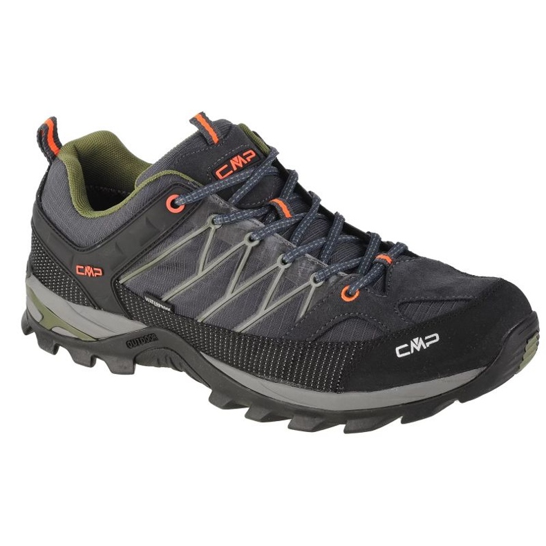 Trekkingschuhe CMP Rigel Low 3Q54457-51ug Schwarz grau