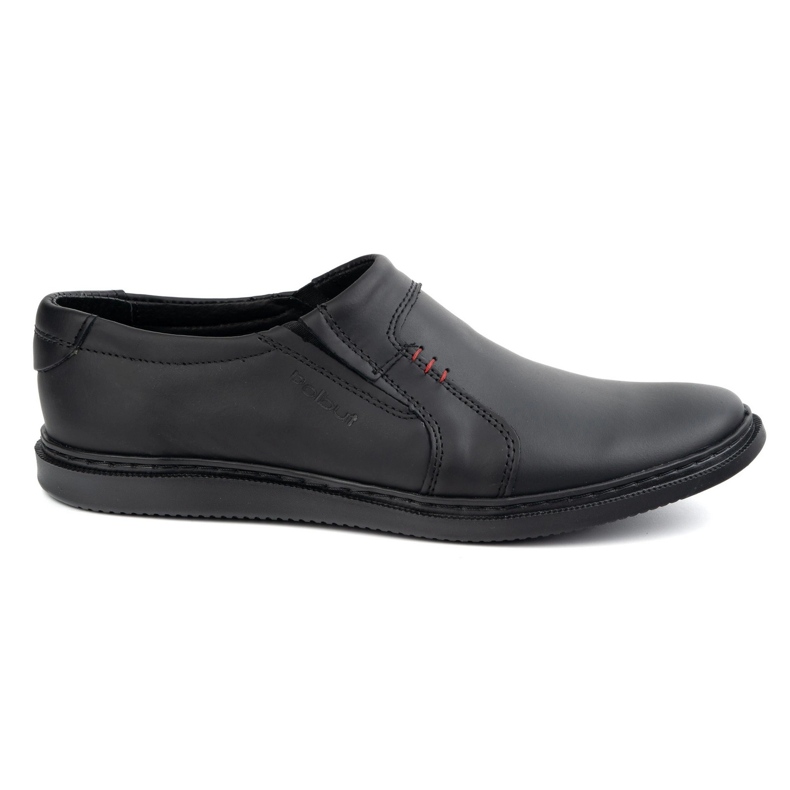 Polbut Herrenschuhe aus Leder 2132plb schwarz