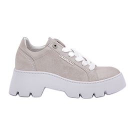Turnschuhe Sportschuhe auf der Chebello 4632 Silberplattform
