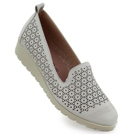 M.Daszyński Schuhe bei M. Daszyński MR1628-20 in Blumen grau