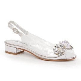 Sabatina SAB126A Sandalen Tanssparentien silber-