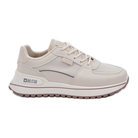 Damen -Sneaker Big Star NN274A088 Leicht Beige