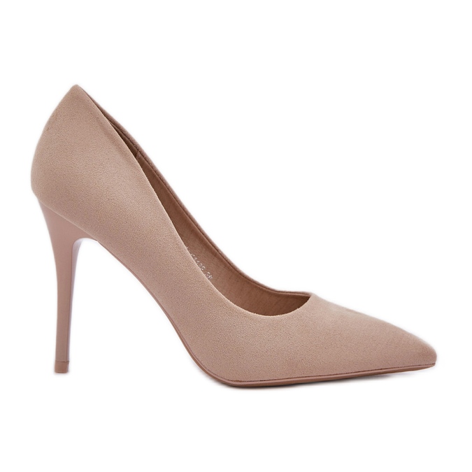 Klassische Öko -Simonable High Heels beige