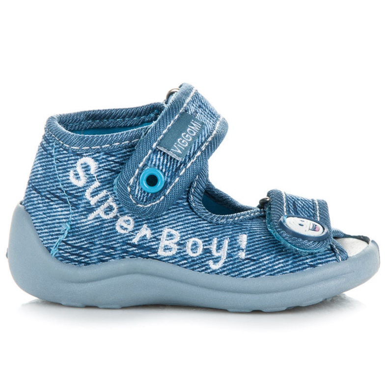 Viggami Jeansschuhe mit Klettverschluss blau