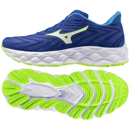 Laufschuhe Mizuno Wave Sky 8 J1GC240253 Blau