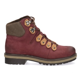 Olivier Frauen Leder Pollonus Burgund 5-0958-013 rot