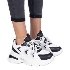 Sport -Sport -Sneaker für weiße und weiße Frauen schwarz