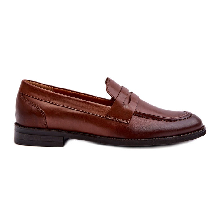 Herren-Leder-Loafer Zazoo 1570/1 Braun