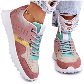 Big Star Sneakers von Damen Pink-Bege rosa