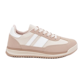 Beige Damen Sneakers Sportschuhe