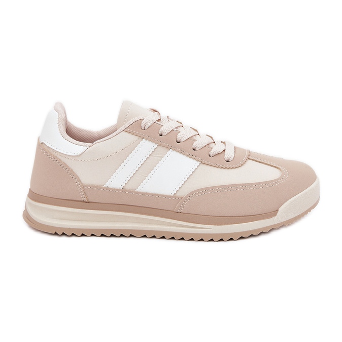 Beige Damen Sneakers Sportschuhe