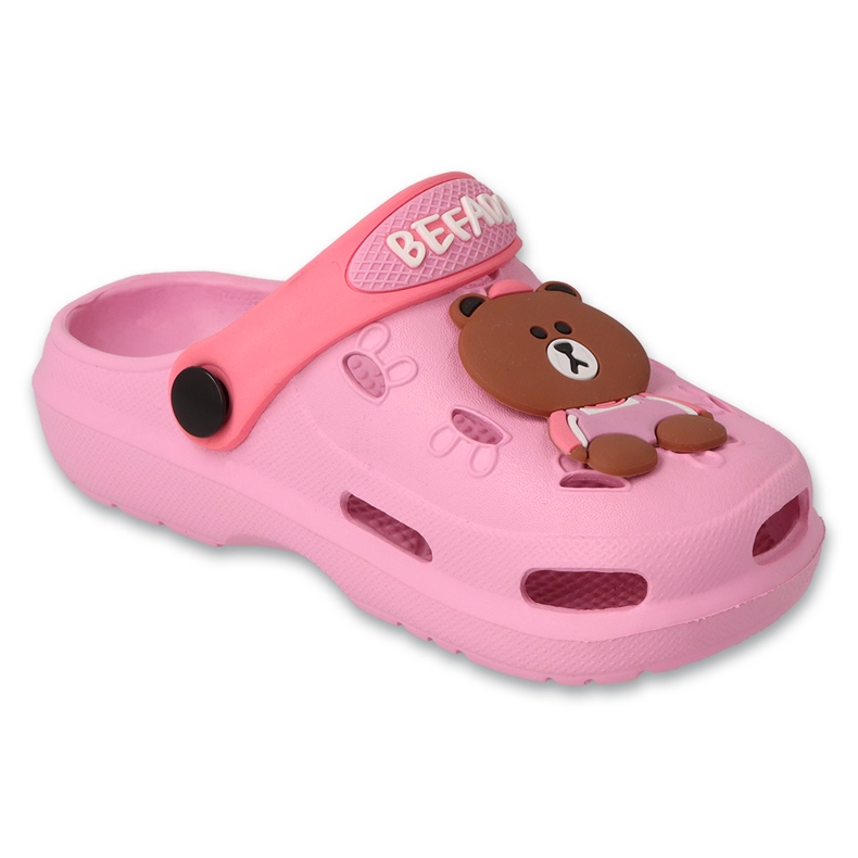 Befado Pink Children's Flip Flops 159p115 Bären rosa