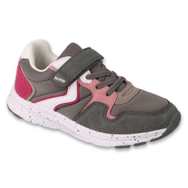 Befado Jugendsport mit Klettverschluss, grau 516Q272